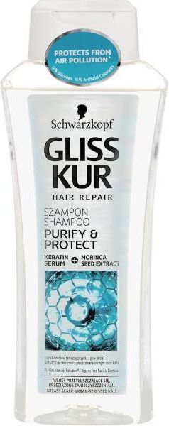 gliss purify&protect szampon włosy przetłuszczające się 400ml