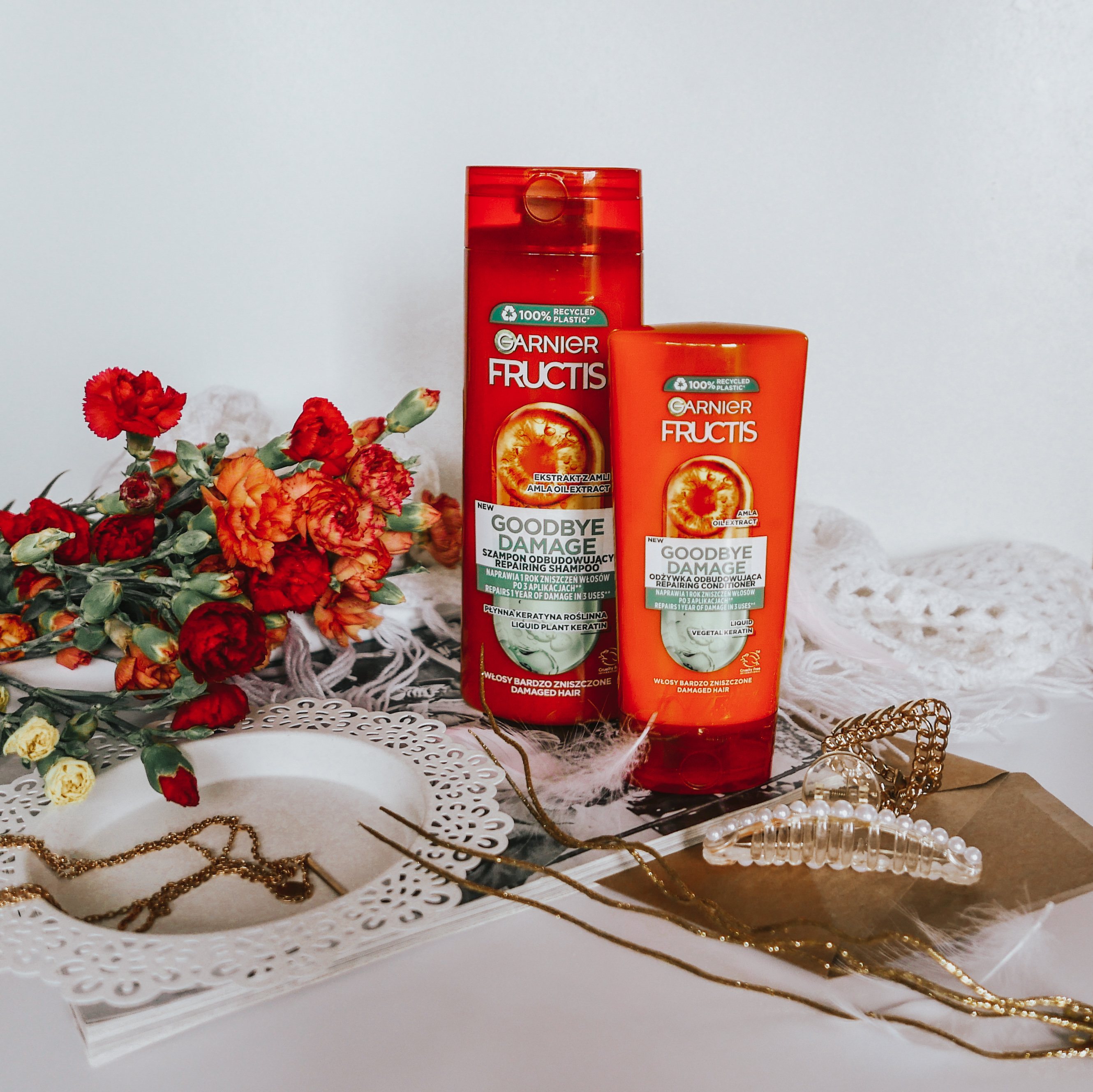 olejek do włosów garnier fructis goodbye damage