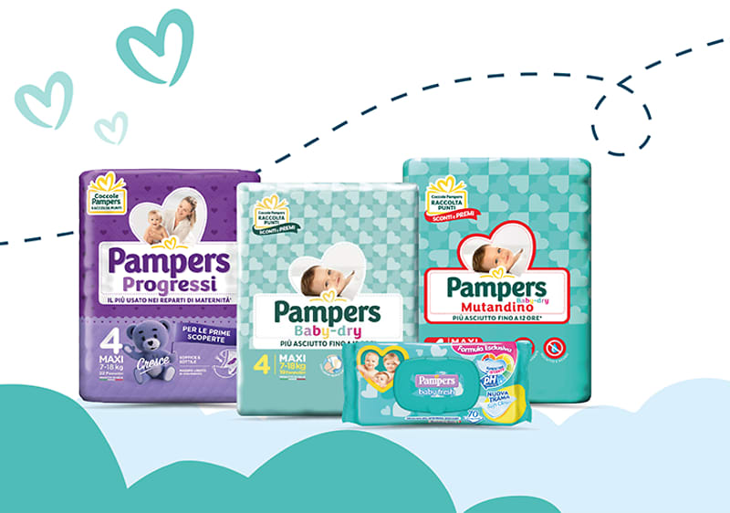 pampers italu