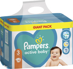 pampersy pampers 3 aktiv baby 90szt