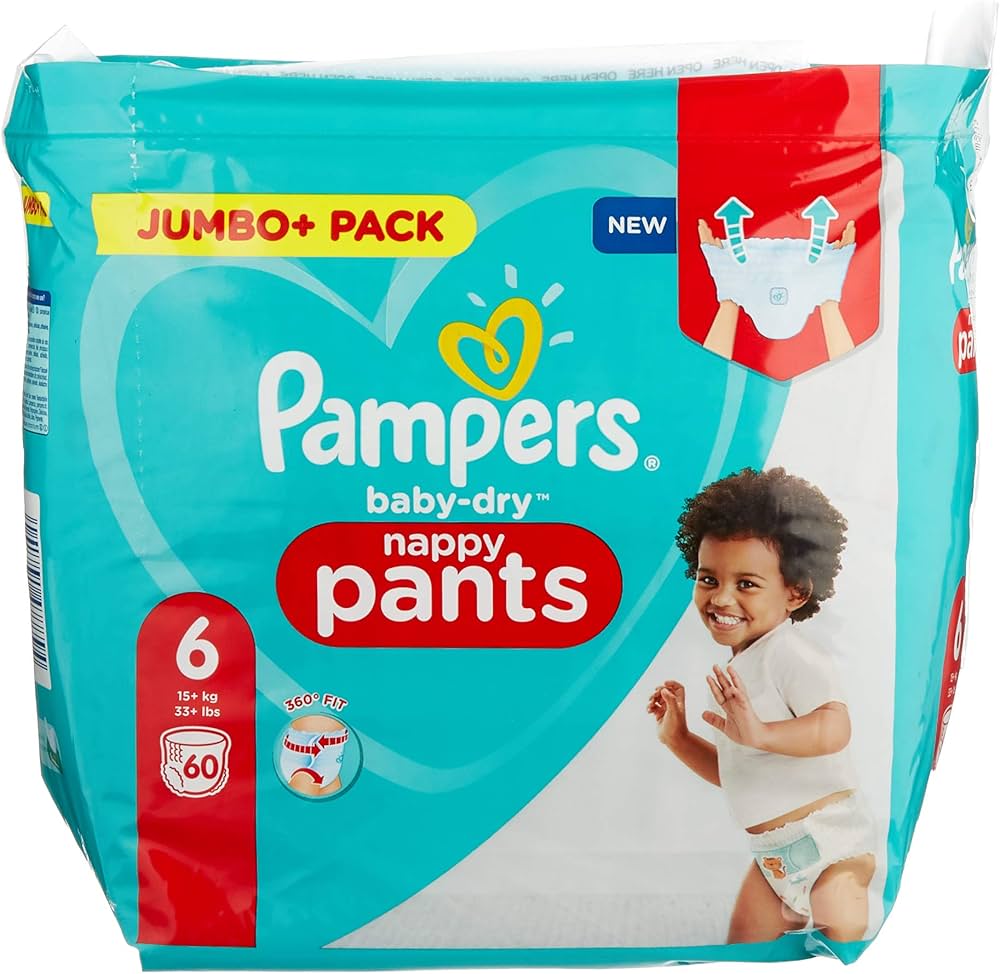 pampers białe