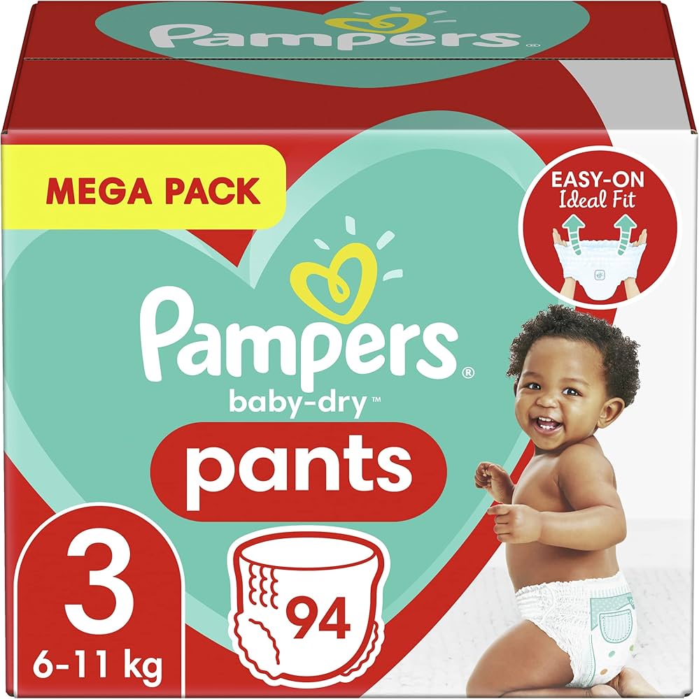 pampers baby dry 3 90 sztuk