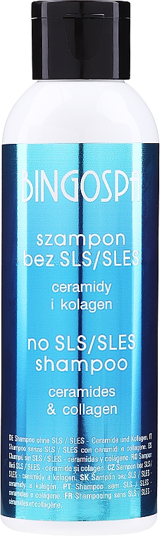 szampon bez sles sls z ceramidami i kolagenem bingospa