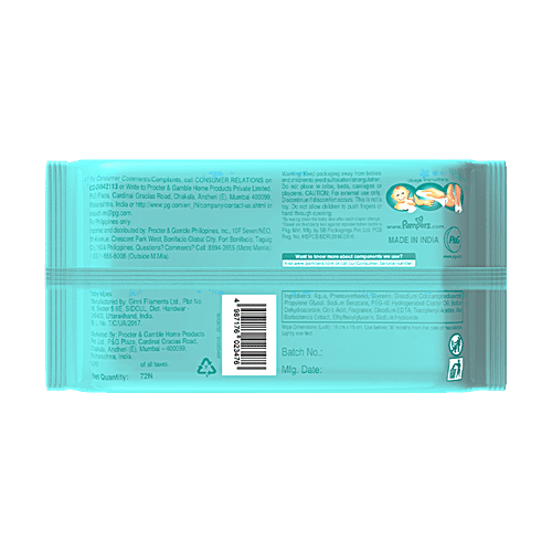 pampers wet wipes ingredients