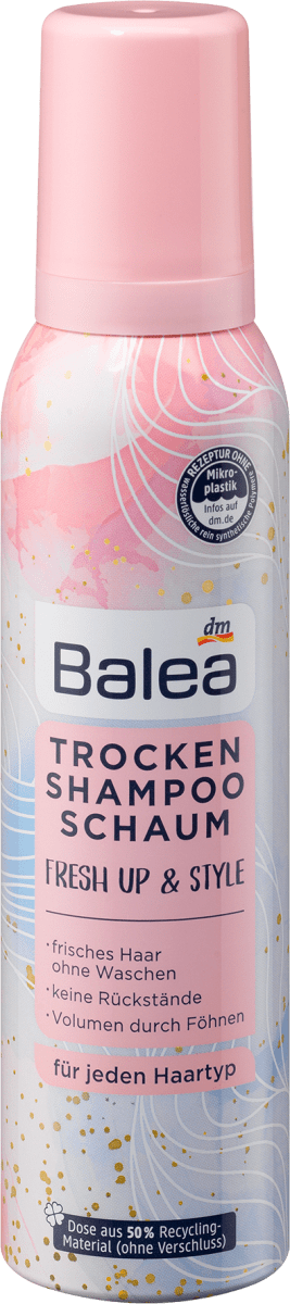 balea suchy szampon w piance