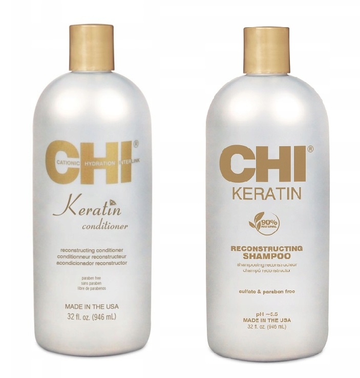 chi keratin szampon i odżywka