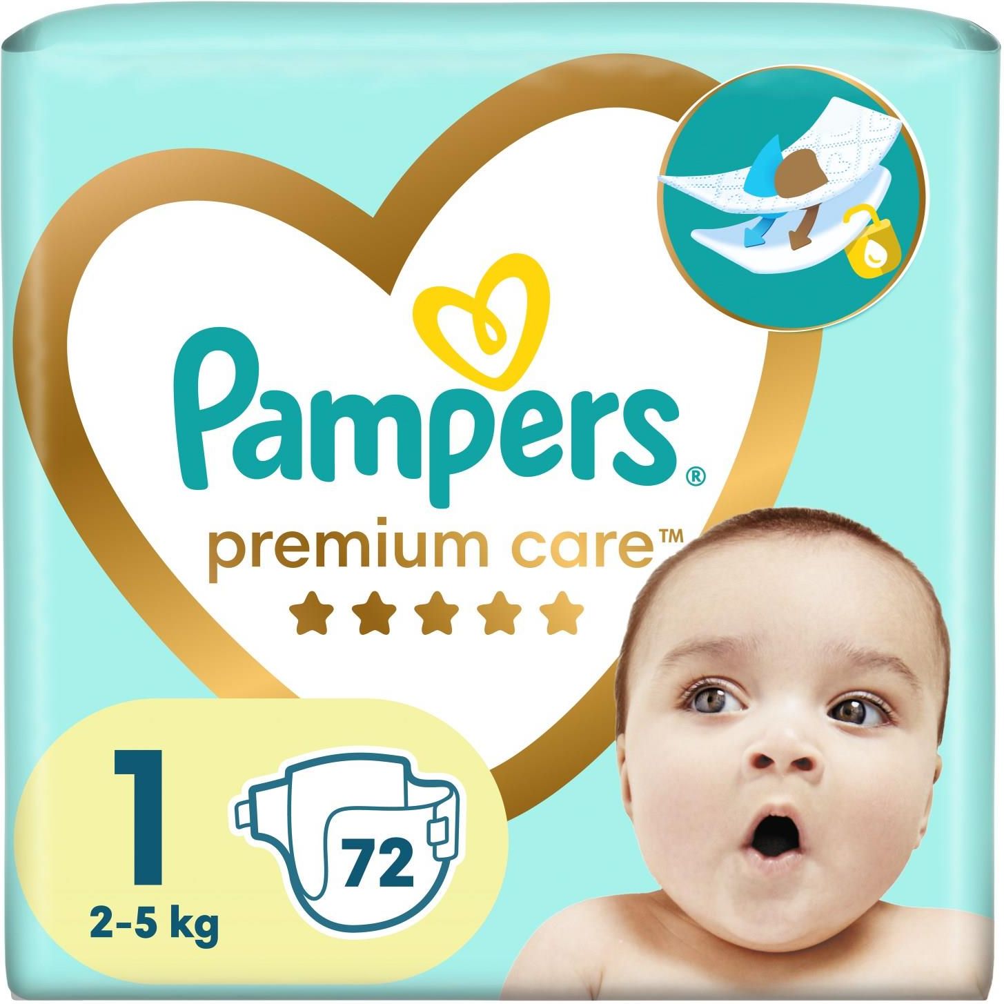 ceneo pampers 1 premium care vs newborn