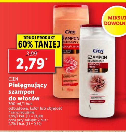 szampon do włosów cien