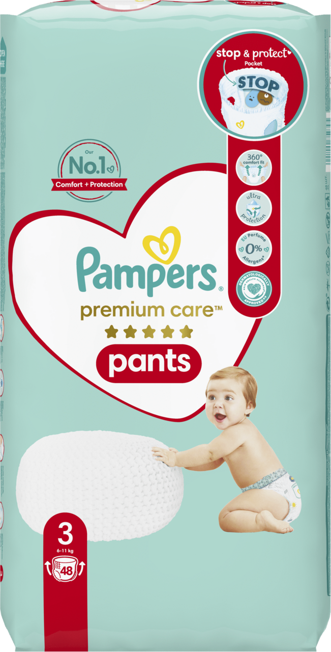 rosmann pieluszki pampers premium care 3