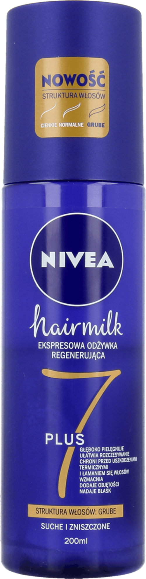 ekspresowa odżywka regenerująca do włosów o cienkiej strukturze hairmilk 200ml