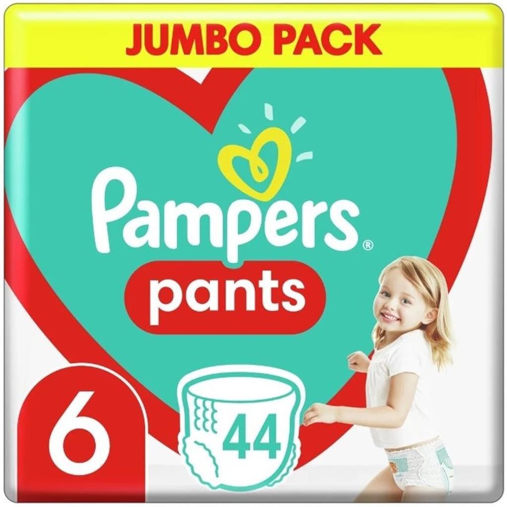 pieluchomajtki pampers 6 mała paczka