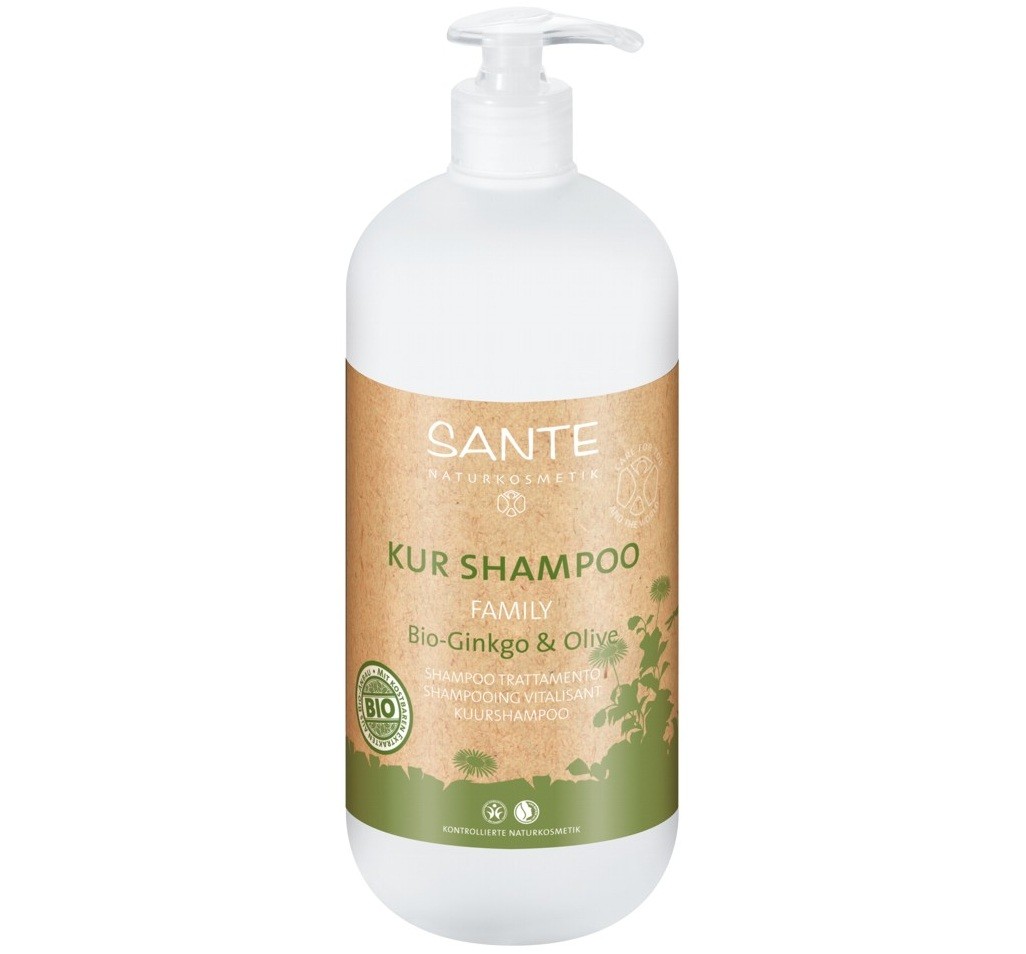 98 sante naturkosmetik family ginkgo i oliwka szampon odżywczy