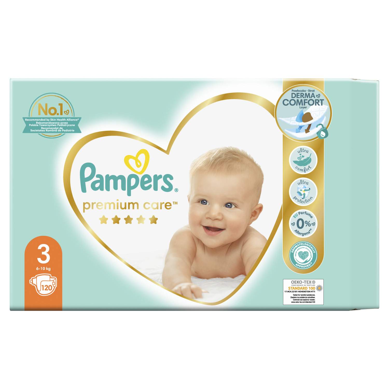 pampers premium care opis