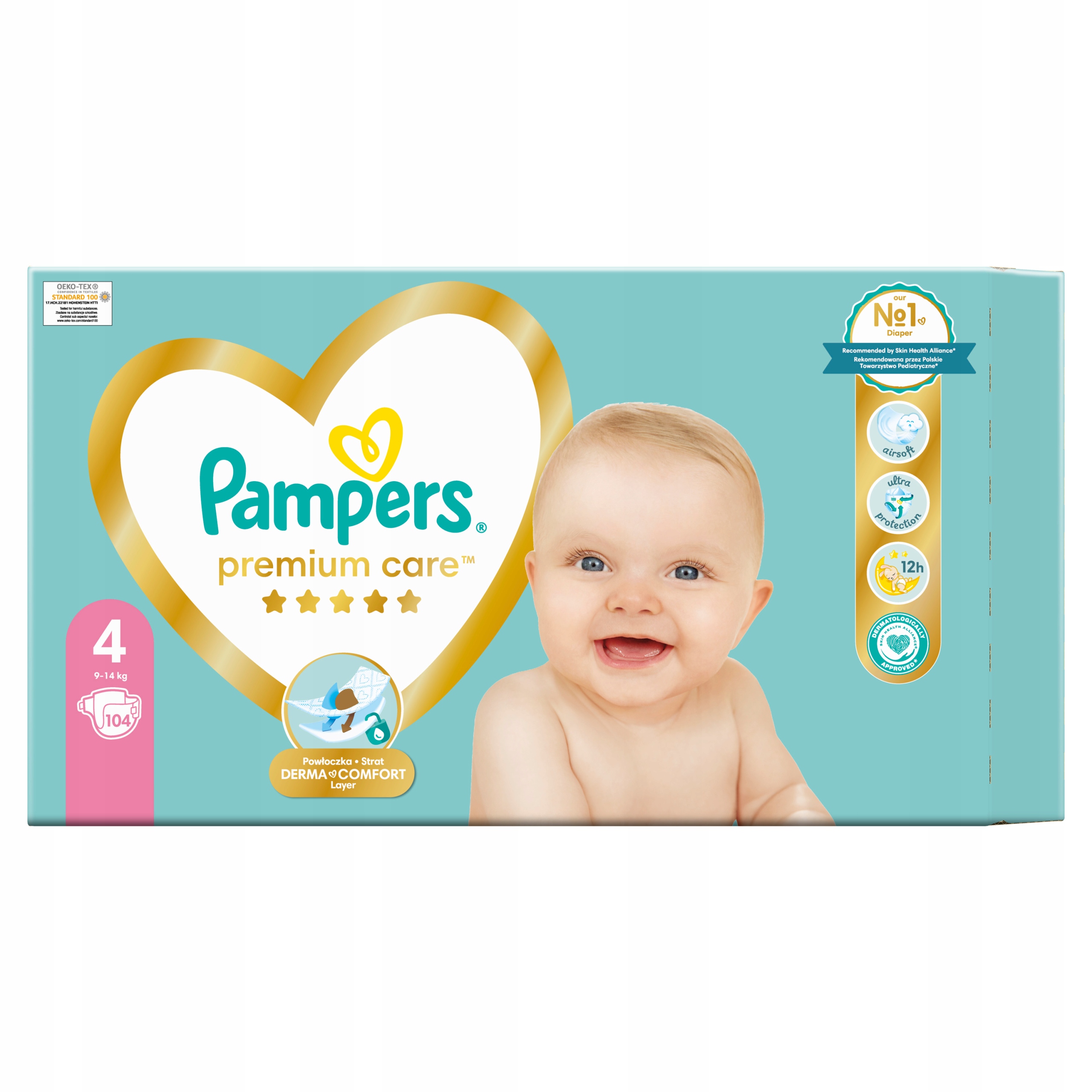 zobacz większe pampers premium care 4