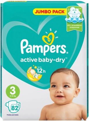 pieluszki pampers active baby dry