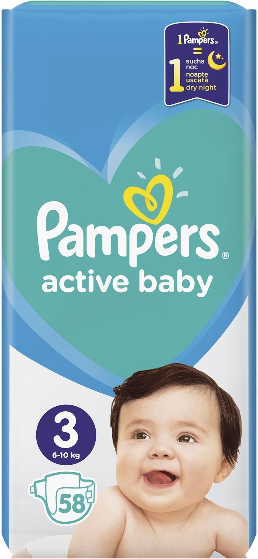 pampers 3 58 szt