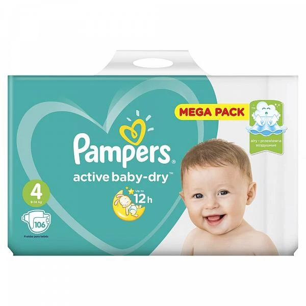 pampers 4 mega paka