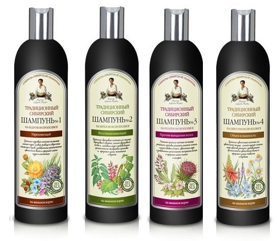 tradycyjny syberyjski szampon wzmacniający na cedrowym propolisie