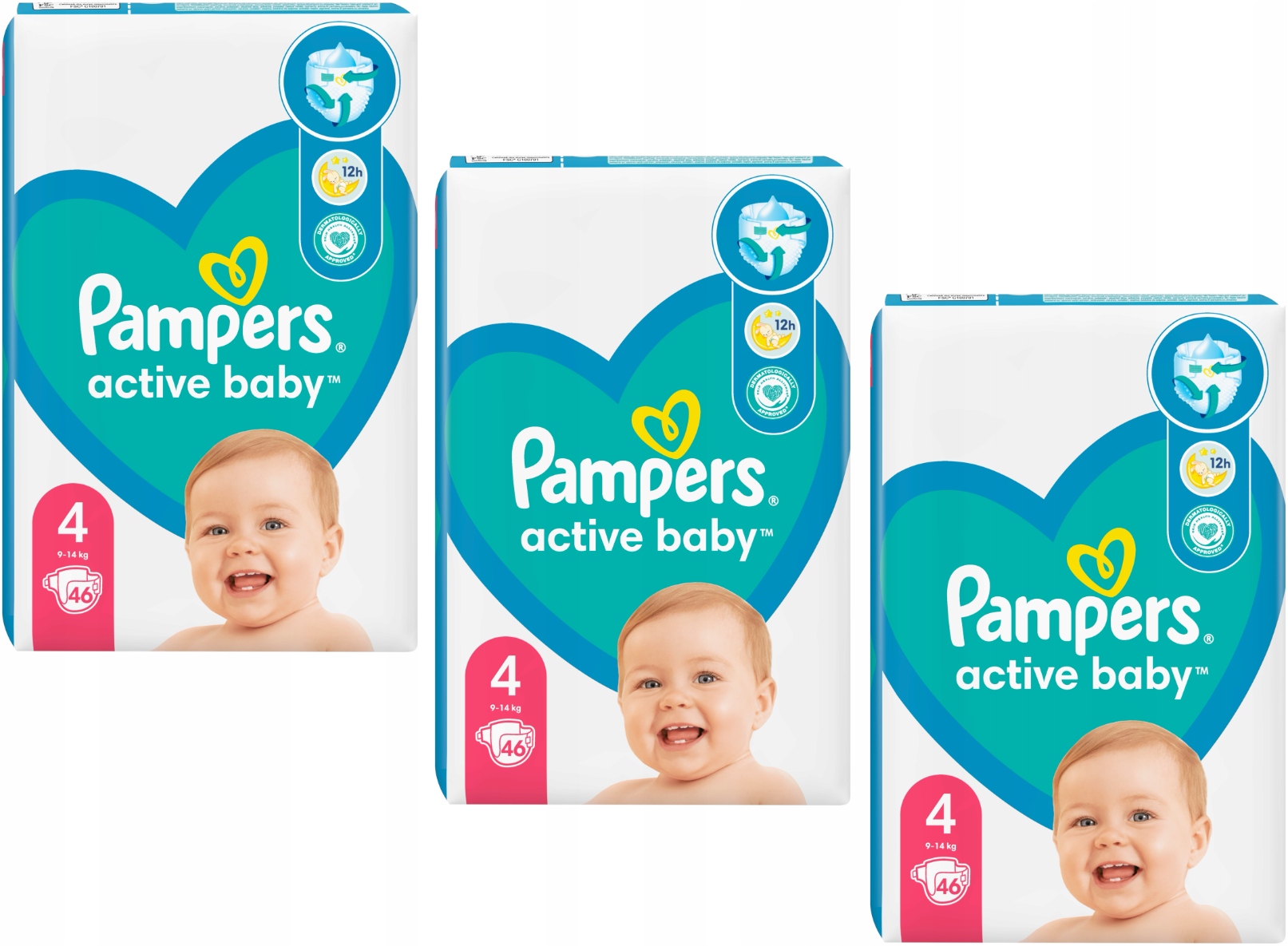 pieluchy pampers 4 132 szt