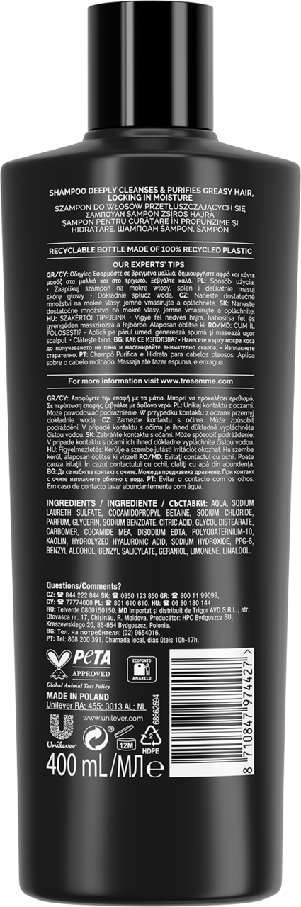 tresemme szampon purify