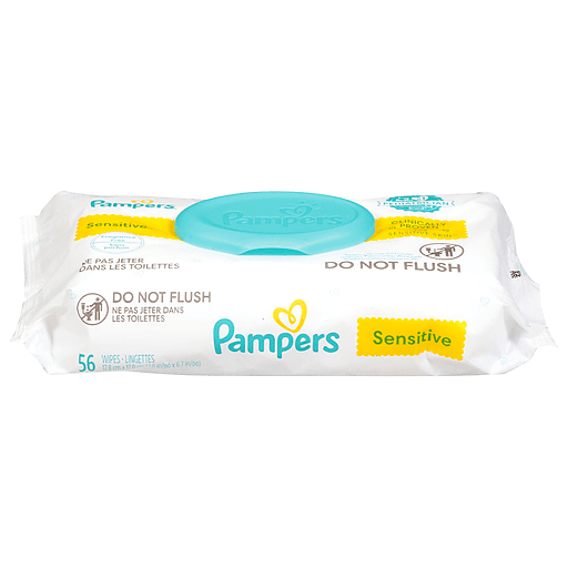 pampers sensitive 56 cena