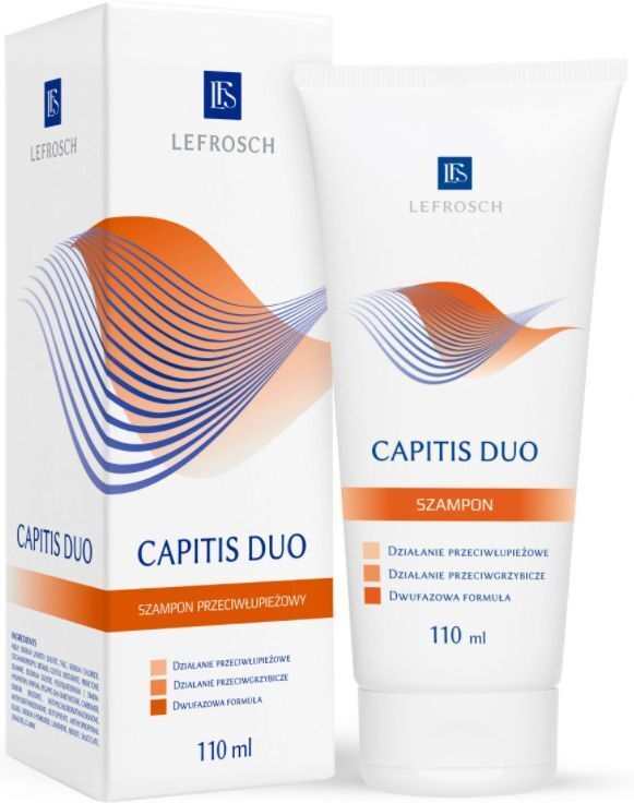 lefrosch capitis duo szampon przeciwłupieżowy 30saszetek x 5ml