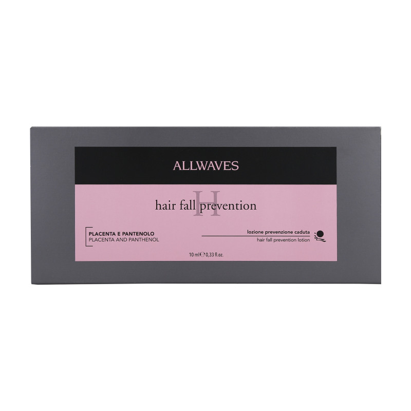 zestaw allwaves placenta 12 ampułek po 10ml szampon 1l