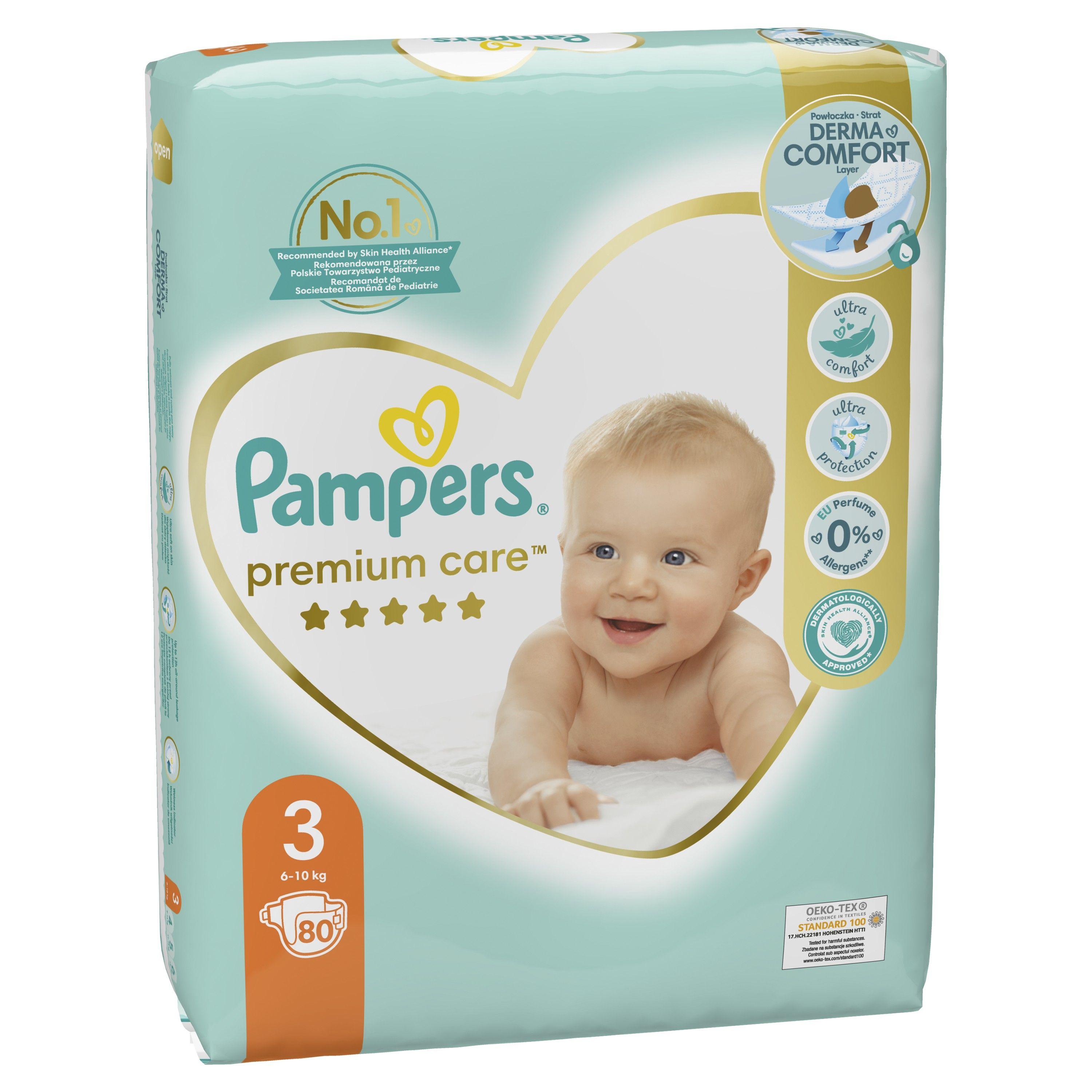 pampers premium care 3 80szt