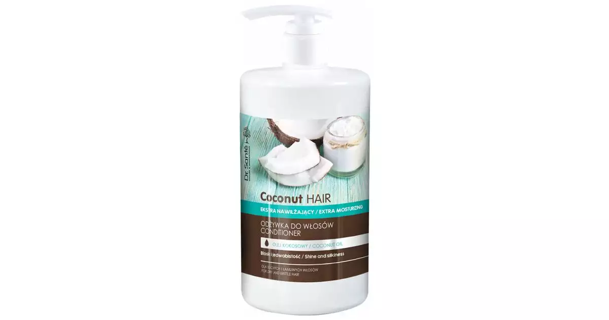 dr.sante coconut hair odżywka do włosów z olejem kokosowym 1l