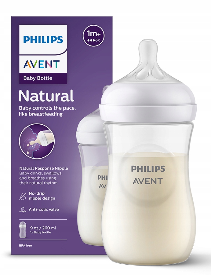 Butelka do karmienia Philips Avent SCY903/01 Natural Response