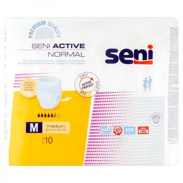 seni active normal pieluchomajtki small 1 10 sztuk