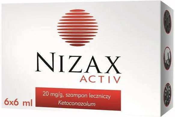 szampon przeciwłupieżowy nizax active