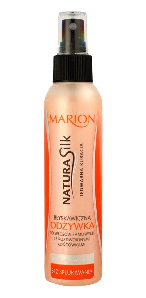 marion natura silk w błyskawiczna odżywka do włosów farbowanych 150ml