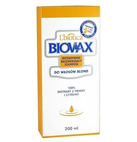 l biotica biovax szampon do włosów blond