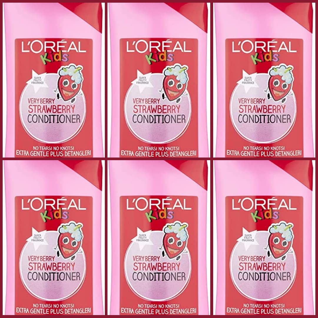 loreal kids very berry strawberry odżywka do włosów truskawka 250ml