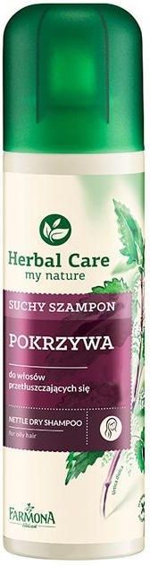 suchy szampon pokrzywa do włosów przetłuszczających