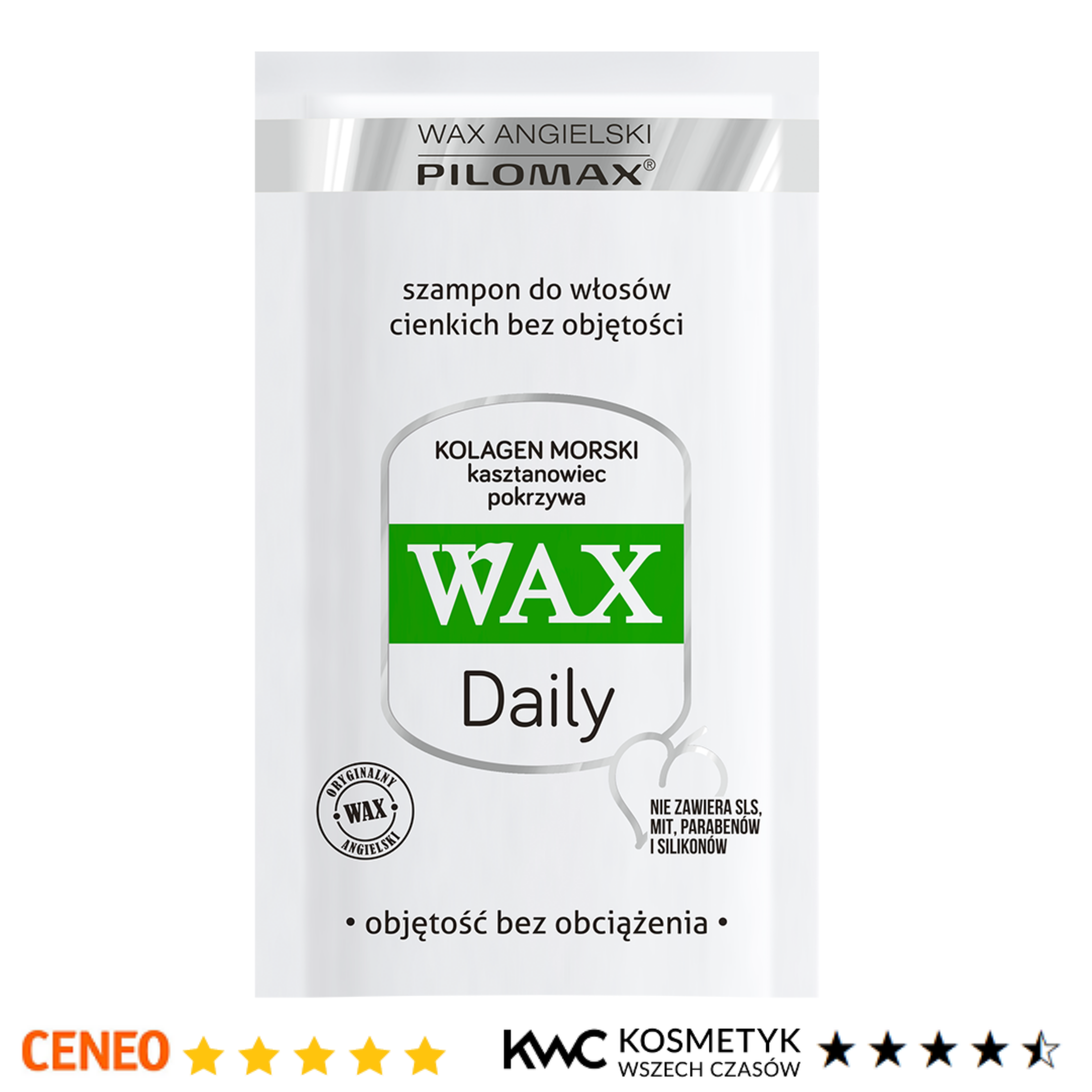 wax pilomax daily szampon do włosów cienkich