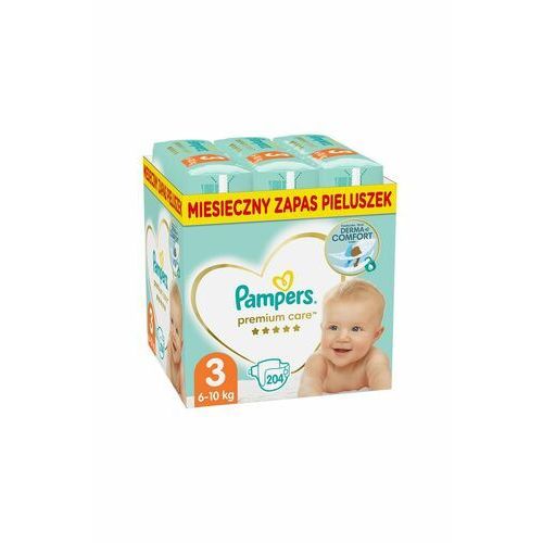 pampers pieluchy premium care 3 midi 204 szt