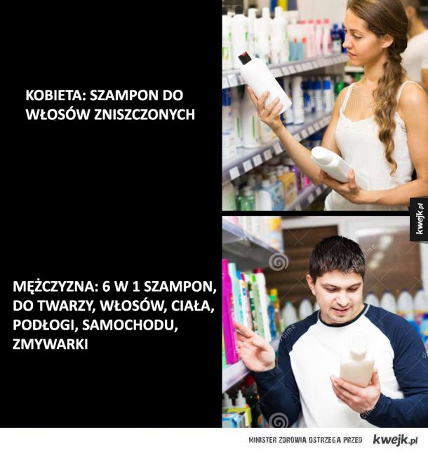 kobieta szampon mężczyzna żel 3w1 mem