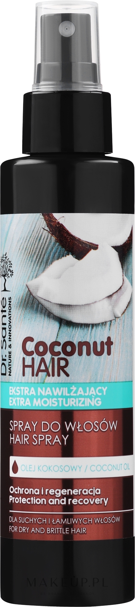 dr sante coconut hair extra nawilżający olejek do włosów wizaz