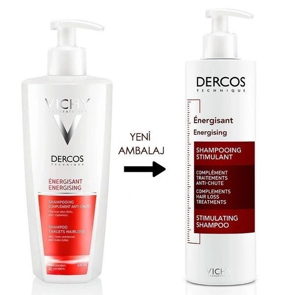 vichy dercos szampon energisant