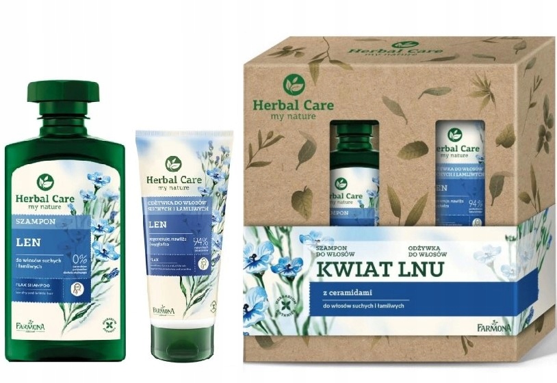 aloes i.kwiat lnu szampon herbal care