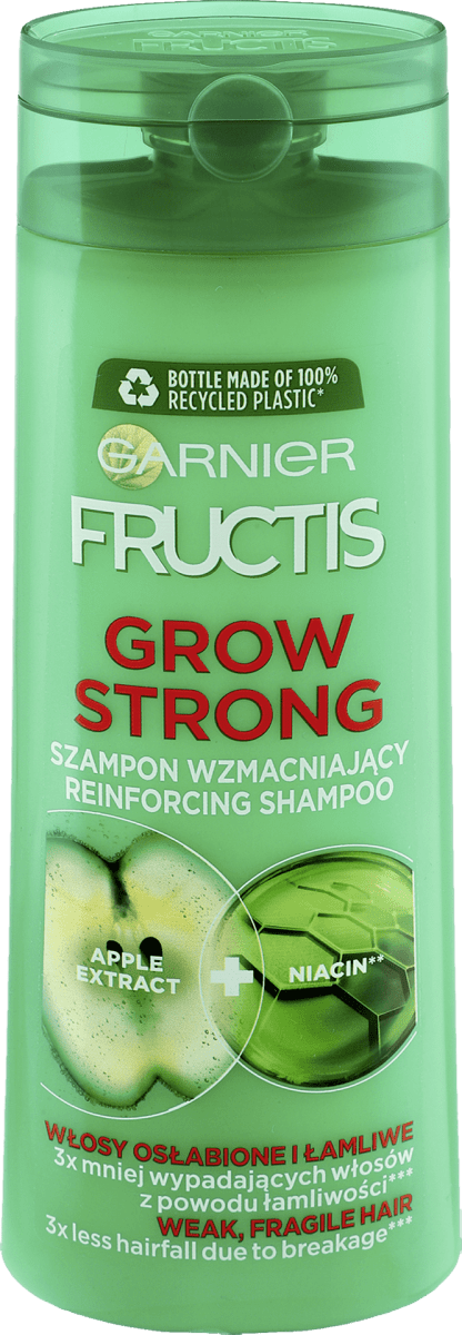 garnier fructis grow strong szampon wzmacniający do włosów osłabionych