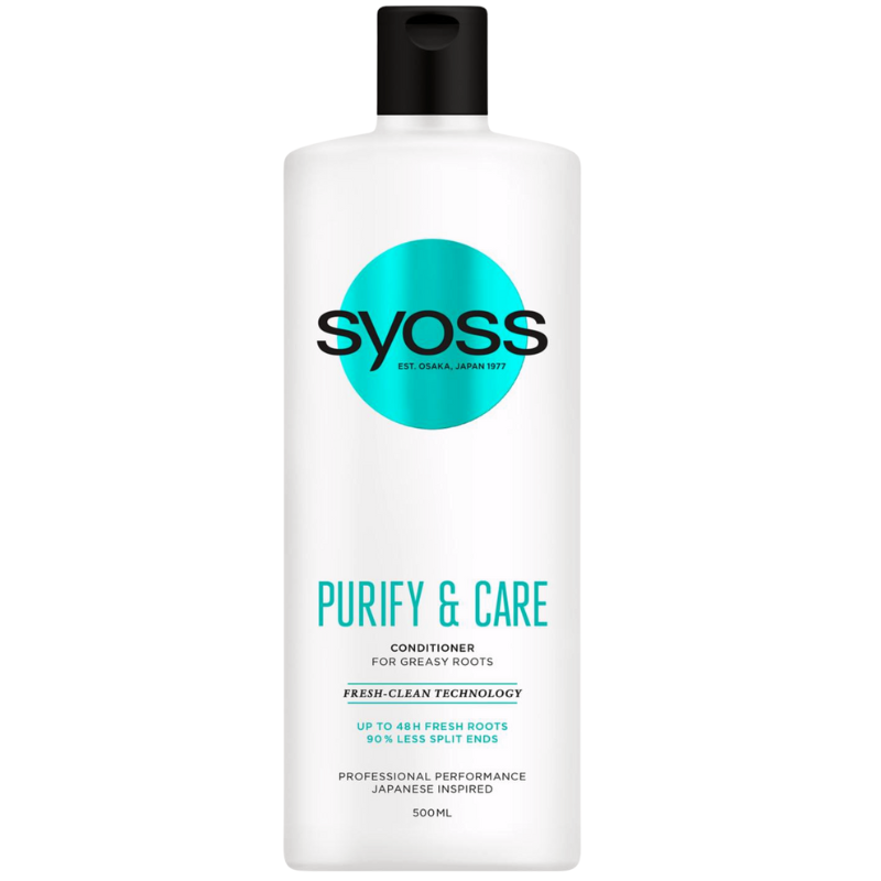 syoss purify & care odżywka do włosów w sprayu