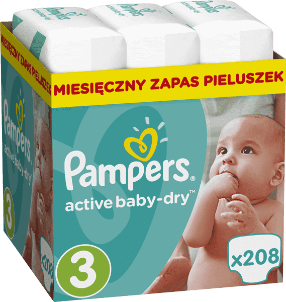 pampers 3 zapas na miesiąc