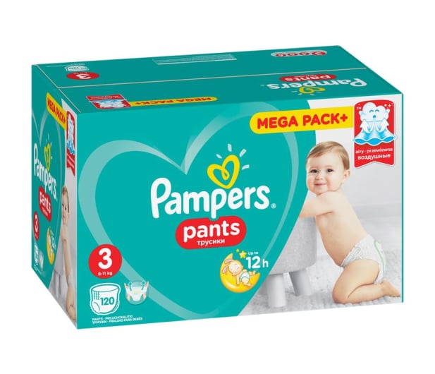 pieluchomajtki pampers mega box