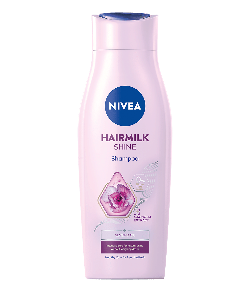 nivea hairmilk natural shine szampon