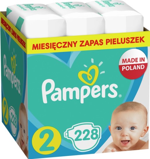 pieluchy pampers 2 zdjecia