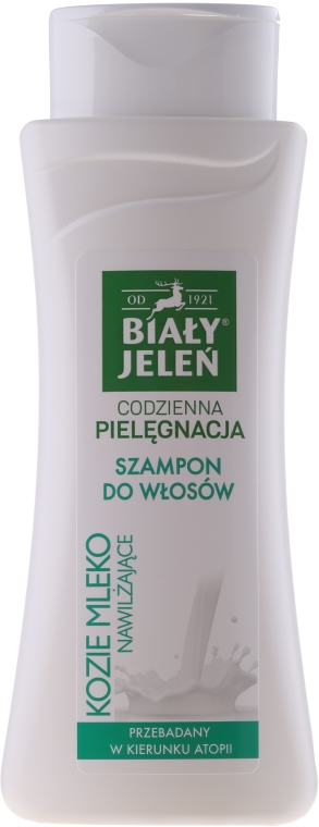 biały jeleń szampon hipoalergiczny z kozim mlekiem