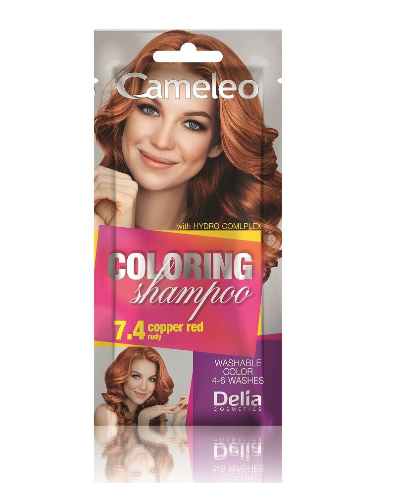 delia cameleo szampon koloryzujący rudy